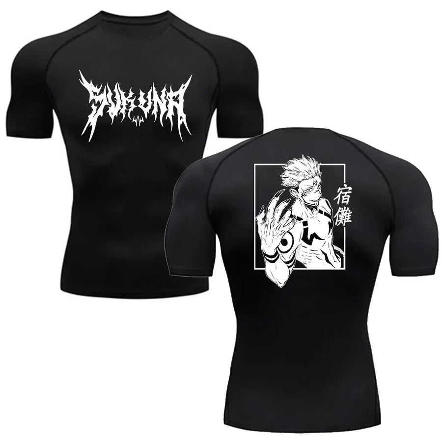 Anime Compression T-Shirt Gym