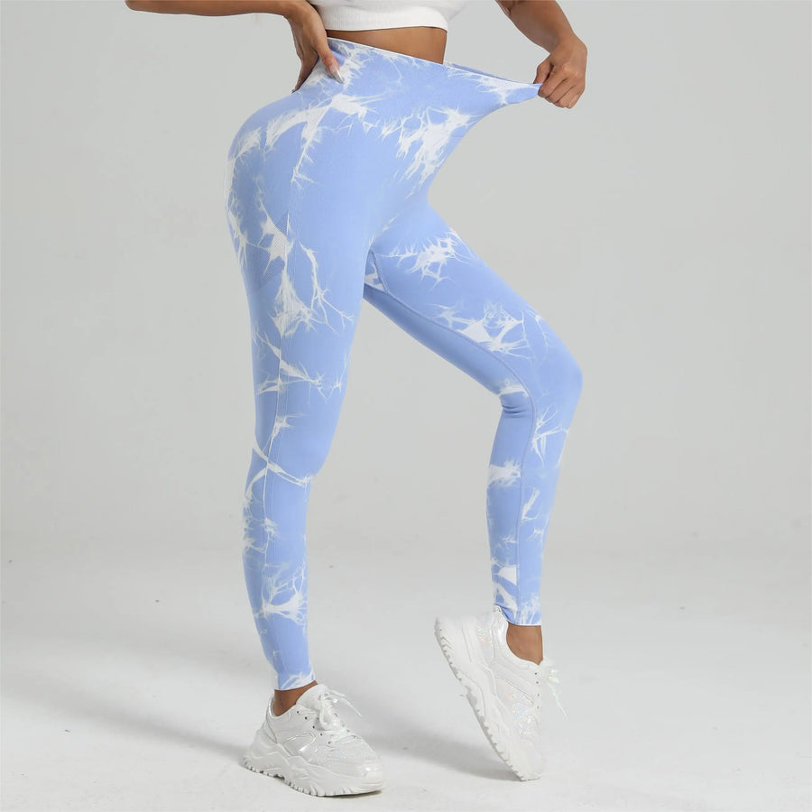 Leggings Seamless Tie Dye Push Up