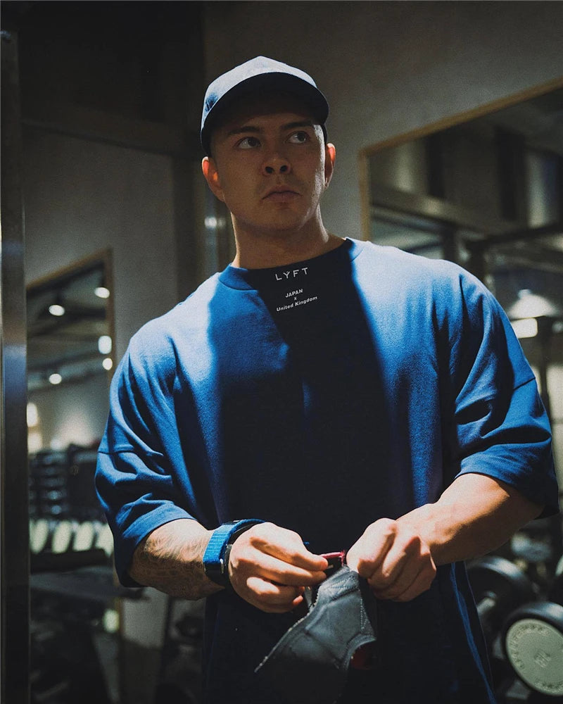 Cotton Gym T-Shirt Loose Fit Premium