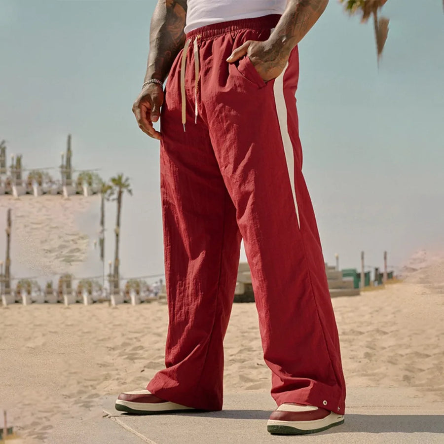Pantalones Deportivos Rectos Hombre
