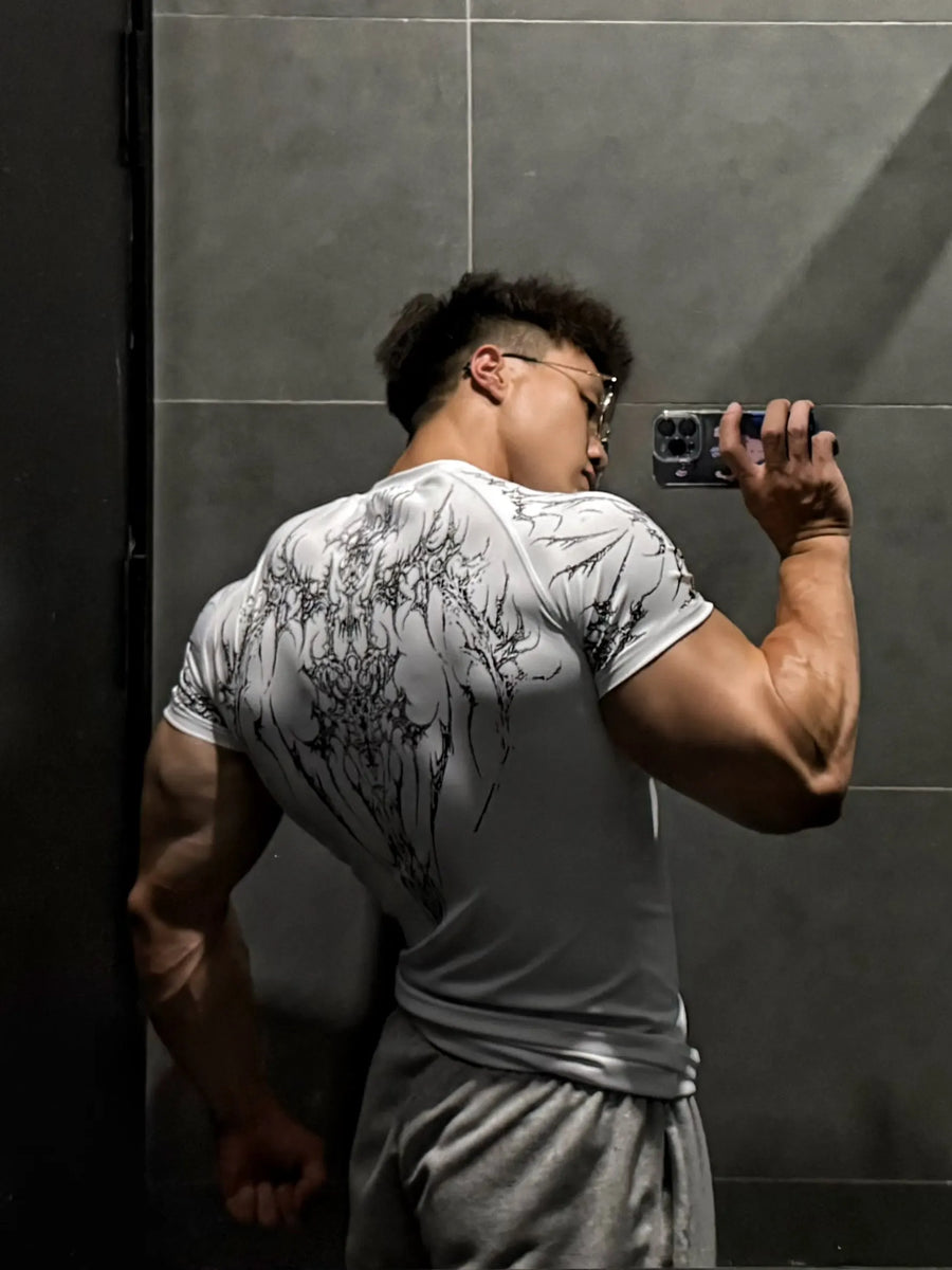 Aesthetic Compresón T-Shirt Hombre