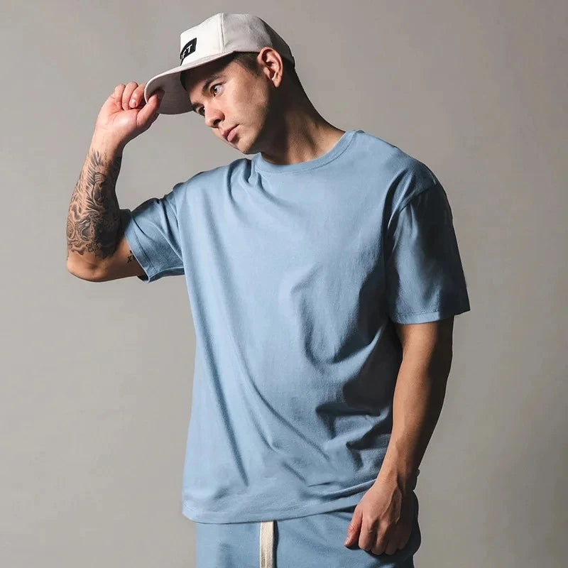 Cotton Gym T-Shirt Loose Fit Premium