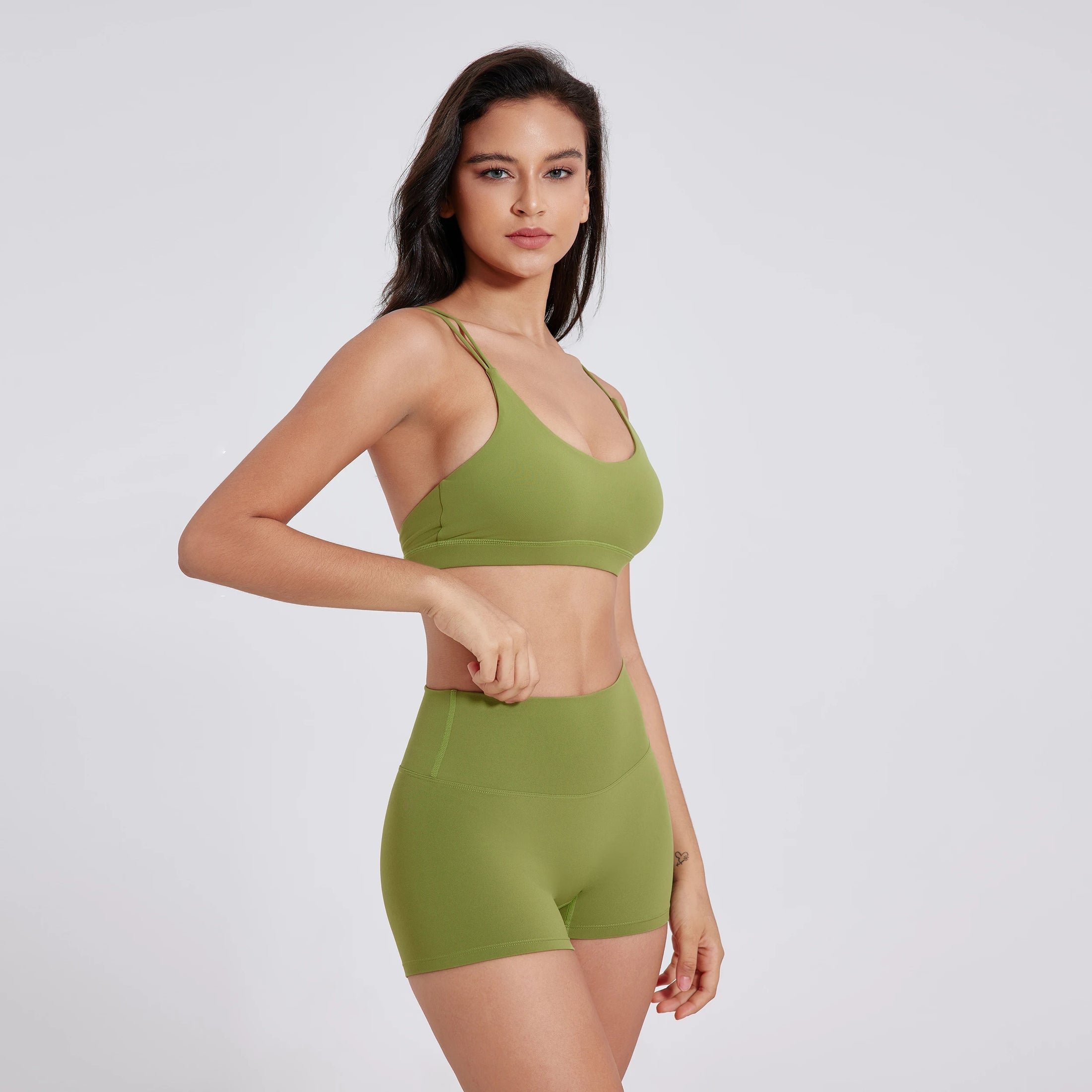 Top Deportivo Alto Soporte Espalda Cruzada