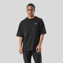 Oversized Cotton Gym T-Shirt Camiseta Fitness