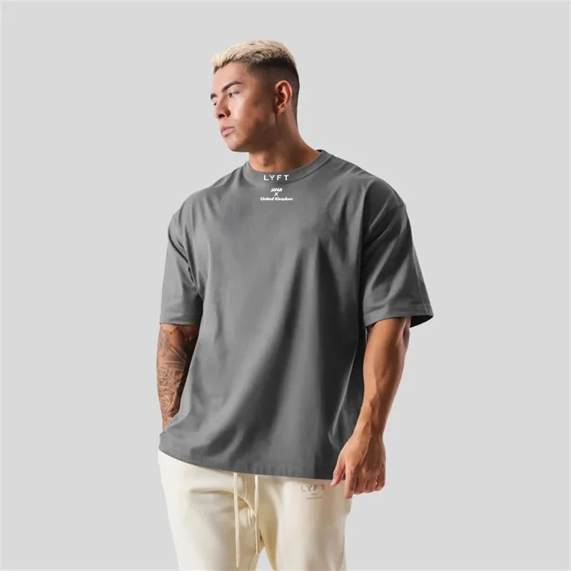 Cotton Gym T-Shirt Loose Fit Premium