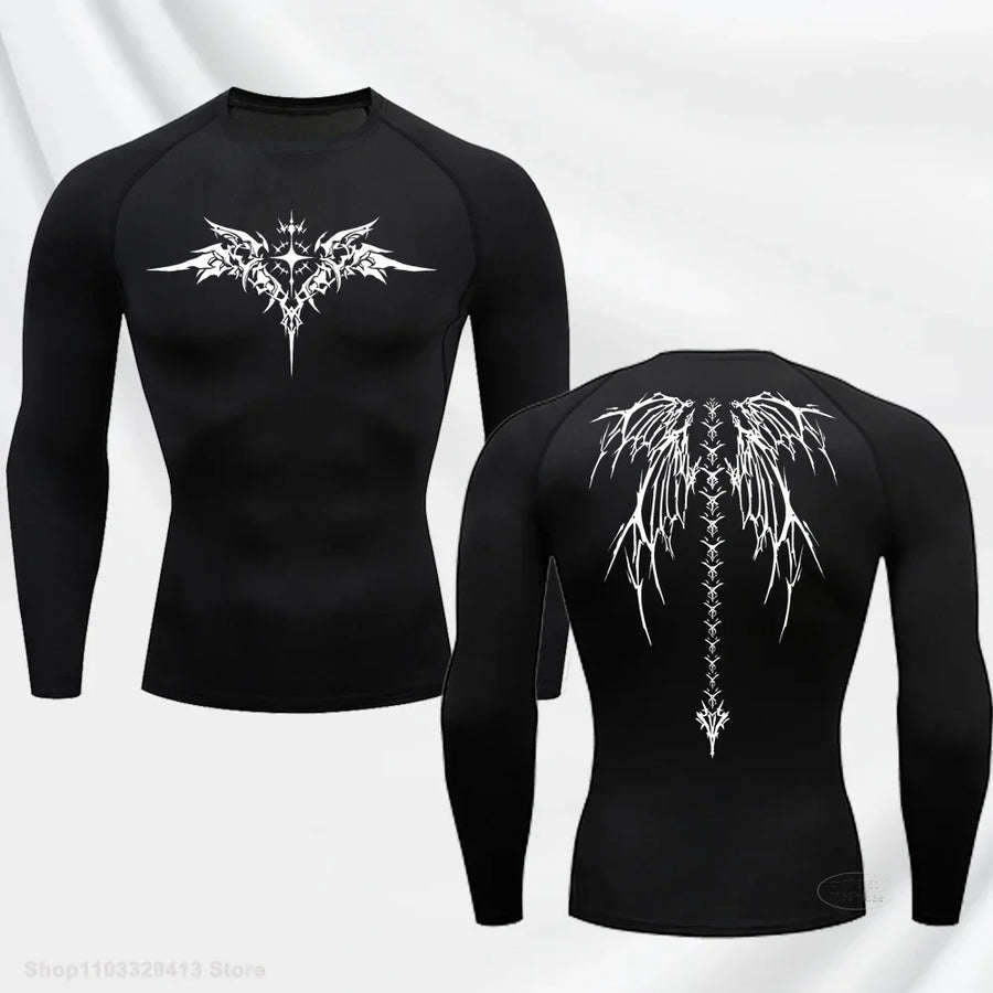 Anime Compresión Long Sleeve T-Shirt