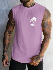 Camiseta Tirantes Palmera Rayado
