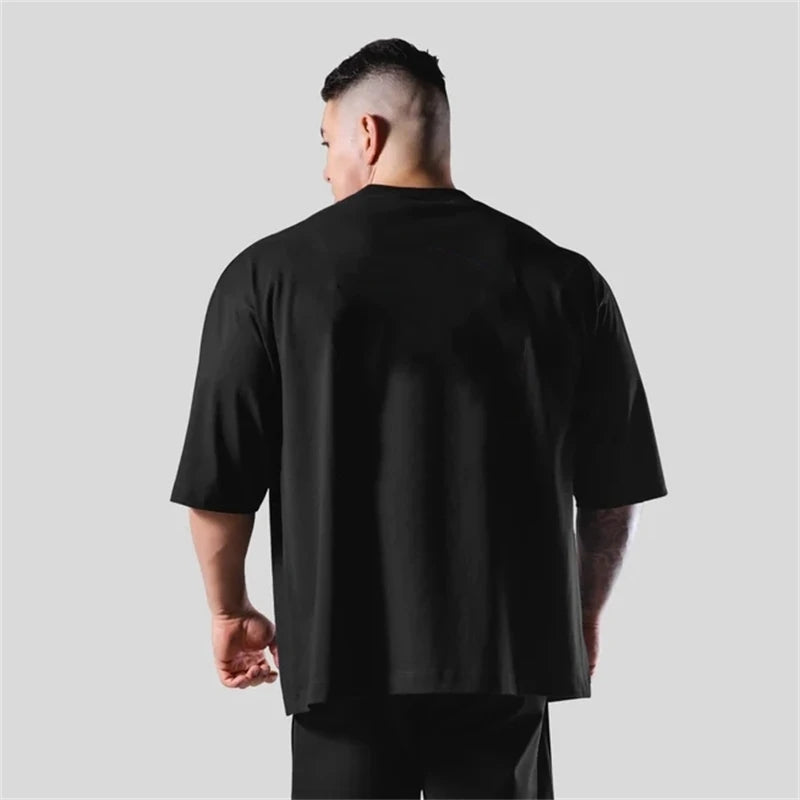 Cotton Gym T-Shirt Loose Fit Premium