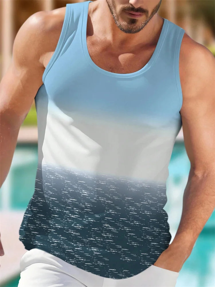 Camiseta Tirantes Palmera Rayado