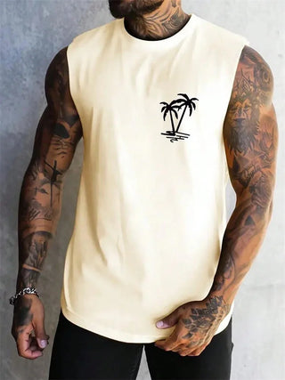 Camiseta Tirantes Palmera Rayado