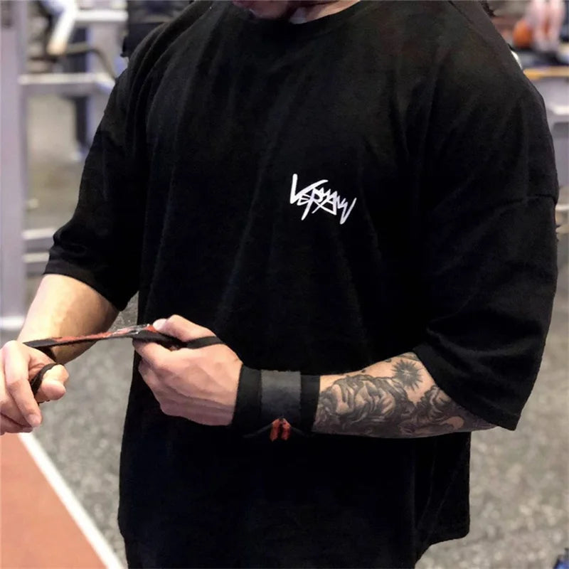 Camiseta Oversize Algodón Deportiva