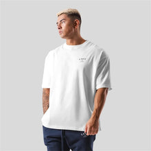 Oversized Cotton Gym T-Shirt Camiseta Fitness