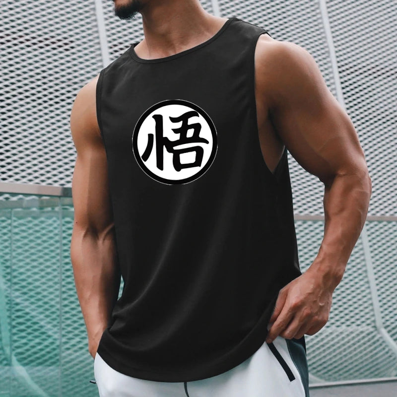 Anime Training Tank Camiseta Tirantes Fitness