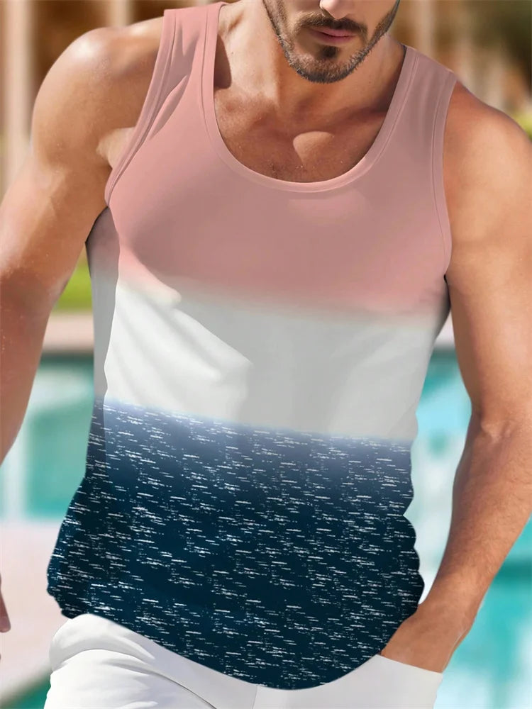 Camiseta Tirantes Palmera Rayado