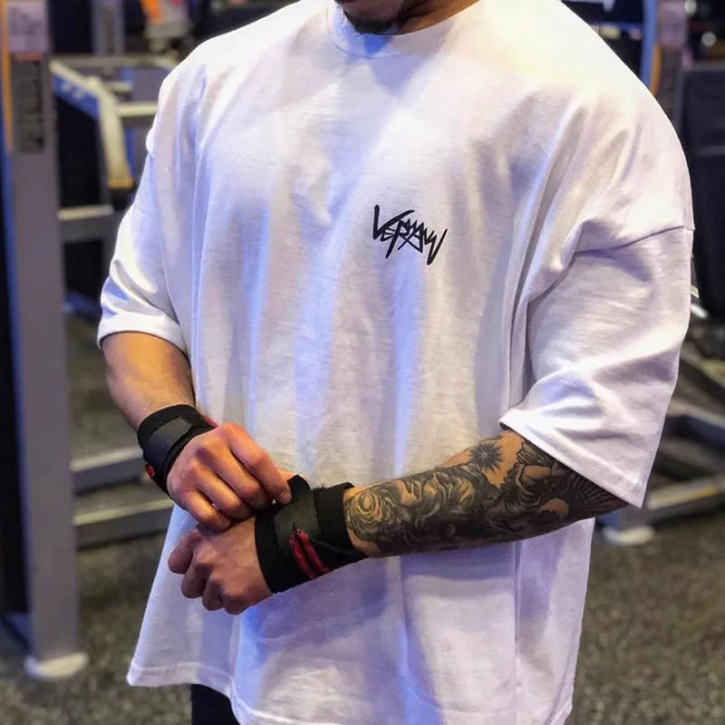 Camiseta Oversize Algodón Deportiva