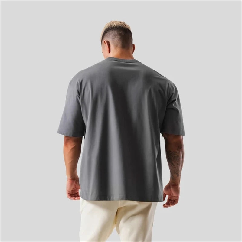 Cotton Gym T-Shirt Loose Fit Premium