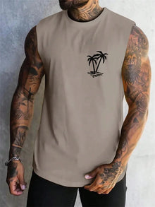 Camiseta Tirantes Palmera Rayado