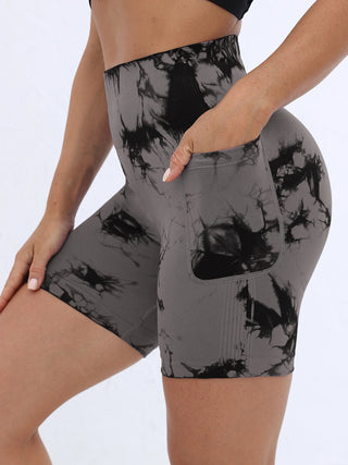 Short Tie Dye Push Up Con Bolsillos