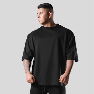 Camiseta Gym Algodón Oversize Hombre