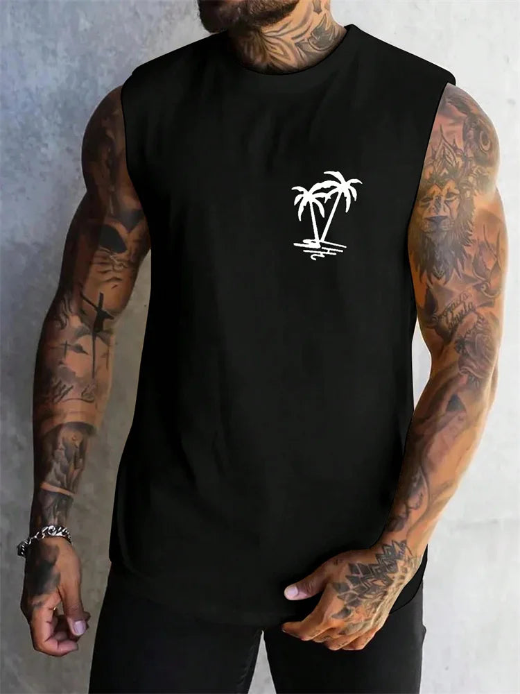 Camiseta Tirantes Palmera Rayado