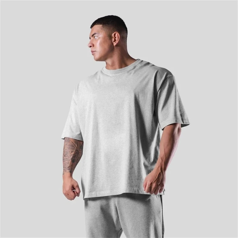 Cotton Gym T-Shirt Loose Fit Premium