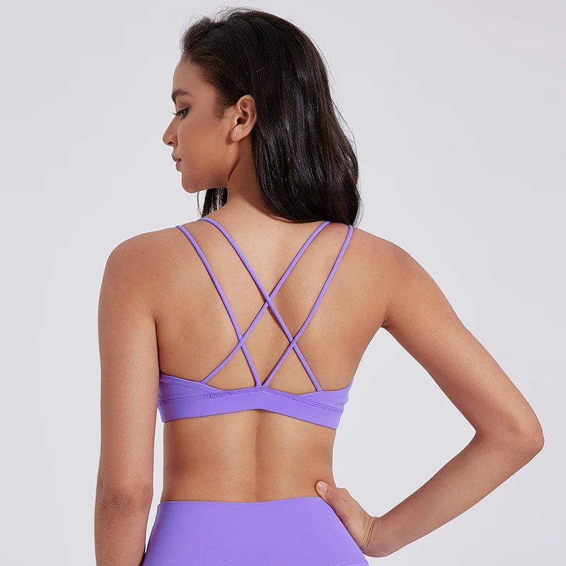 Top Deportivo Alto Soporte Espalda Cruzada