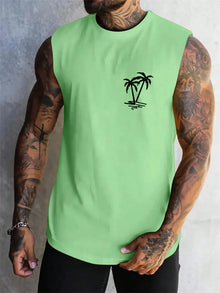 Camiseta Tirantes Palmera Rayado