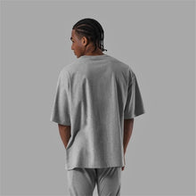 Oversized Cotton Gym T-Shirt Camiseta Fitness