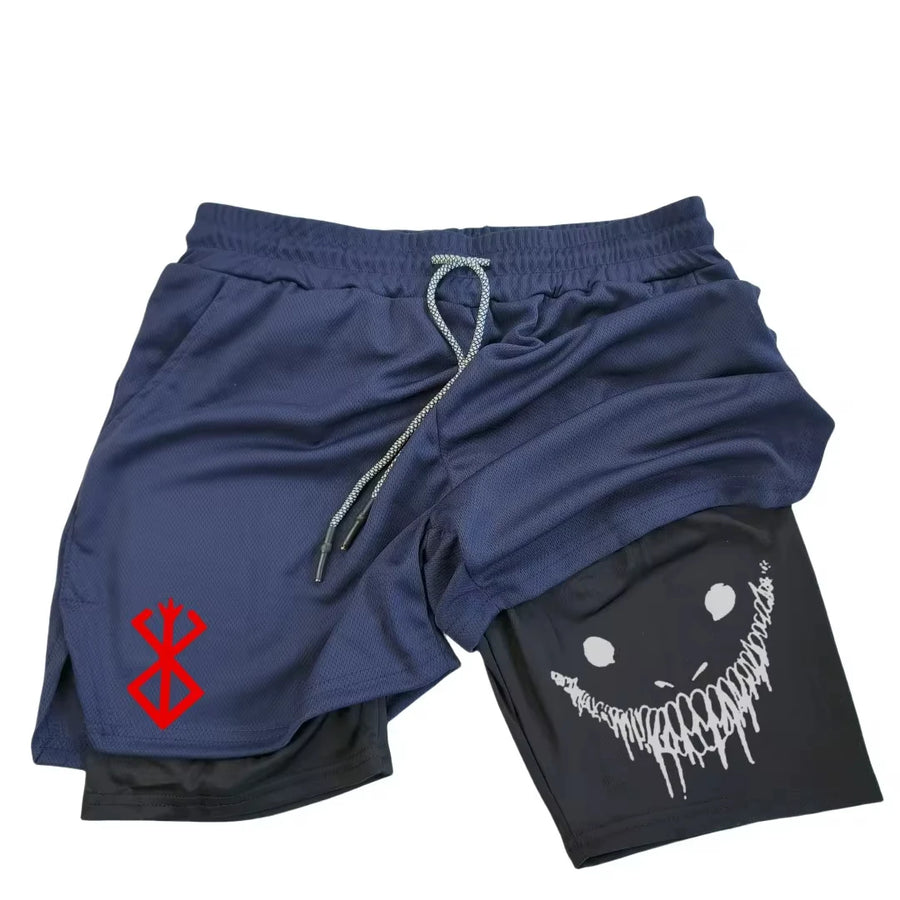 Shorts Running 2 en 1 Compresivos