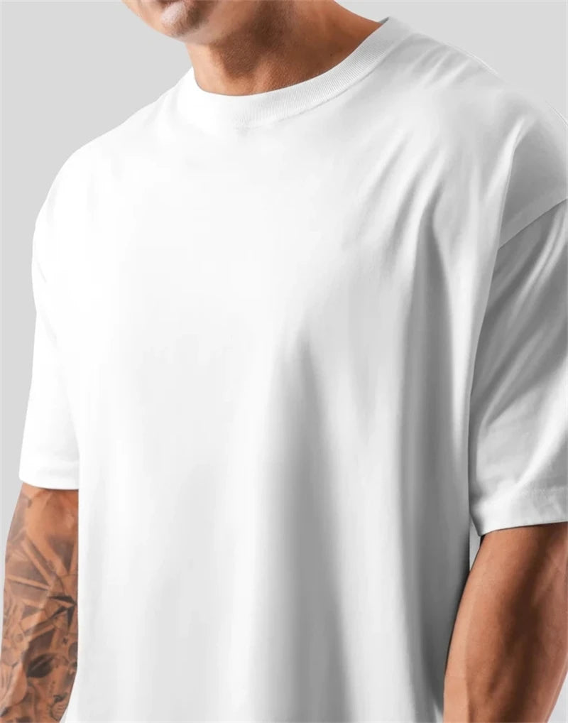Cotton Gym T-Shirt Loose Fit Premium